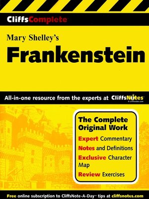 cover image of CliffsComplete<sup>TM</sup> Frankenstein